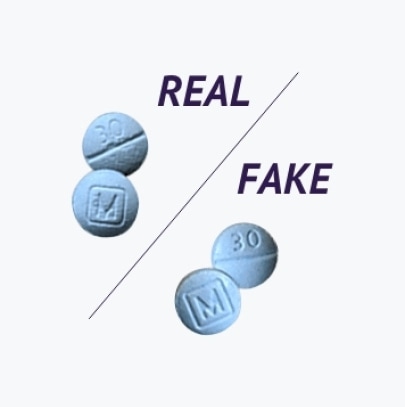 Real vs. fake pills